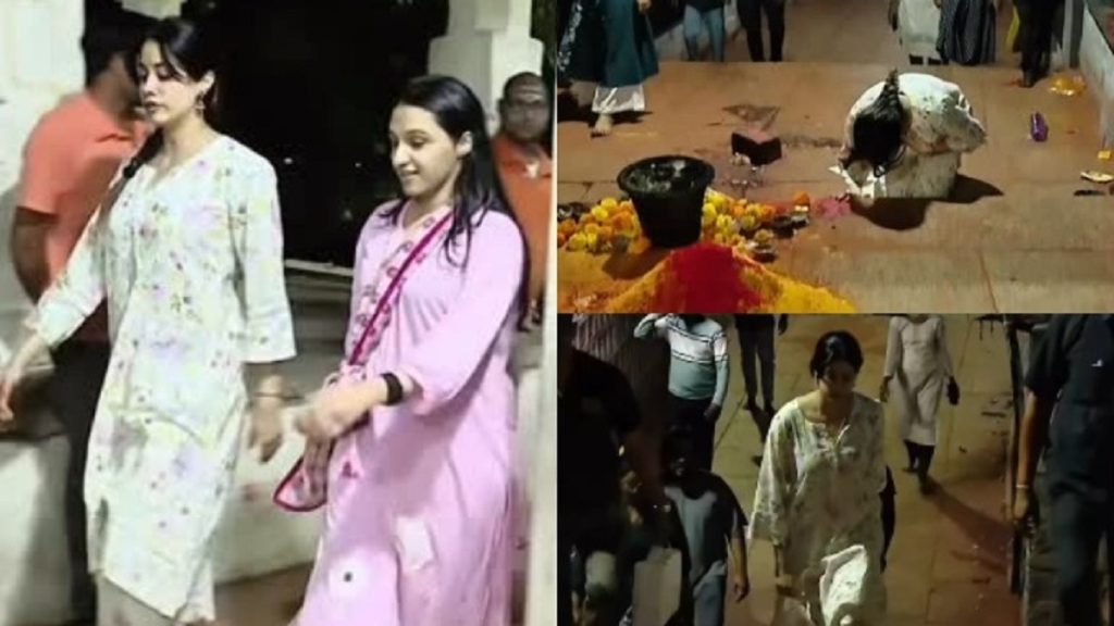 जाह्नवी कपूर ने जन्मदिन पर नंगे पांव 3,550 सीढ़ियां चढ़कर तिरुमला मंदिर में किए दर्शन