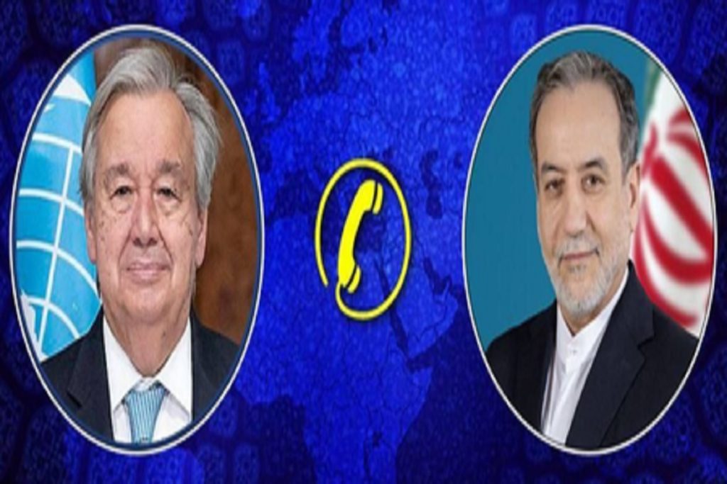 मध्य पूर्व संकट: अराघची ने गुटेरेस से की बात, हमलों पर निर्णायक कार्रवाई का आग्रह