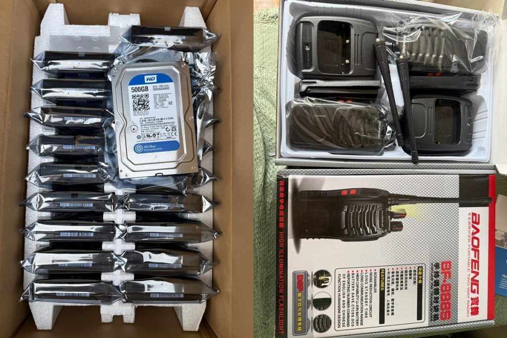 चीन से अवैध आयात का भंडाफोड़, 9.25 करोड़ के प्रतिबंधित वॉकी-टॉकी और HDD जब्त, 2 गिरफ्तार