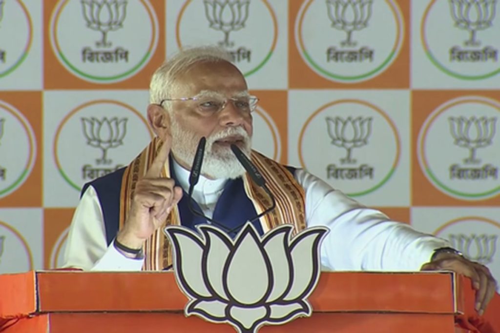 ​चार मई के बाद टीएमसी के गुंडों का चुन-चुनकर हिसाब होगा : प्रधानमंत्री मोदी!