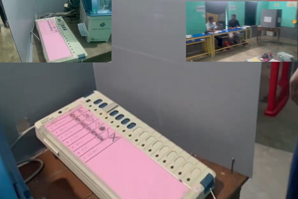 बंगाल चुनाव में फाल्टा वोटिंग दौरान ईवीएम छेड़छाड़ पर भाजपा का आरोप! 