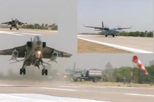 Indian-Air-Force-Conducts-Powerful-Combat-Exercise-on-Purvanchal-Expressway-Highway-Transforms-into-a-Runway-in-Sultanpu!