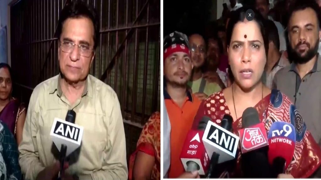 मुंबई: नाबालिगों से यौन शोषण के मामले में मेयर ऋतु तावड़े का थाने में विरोध प्रदर्शन