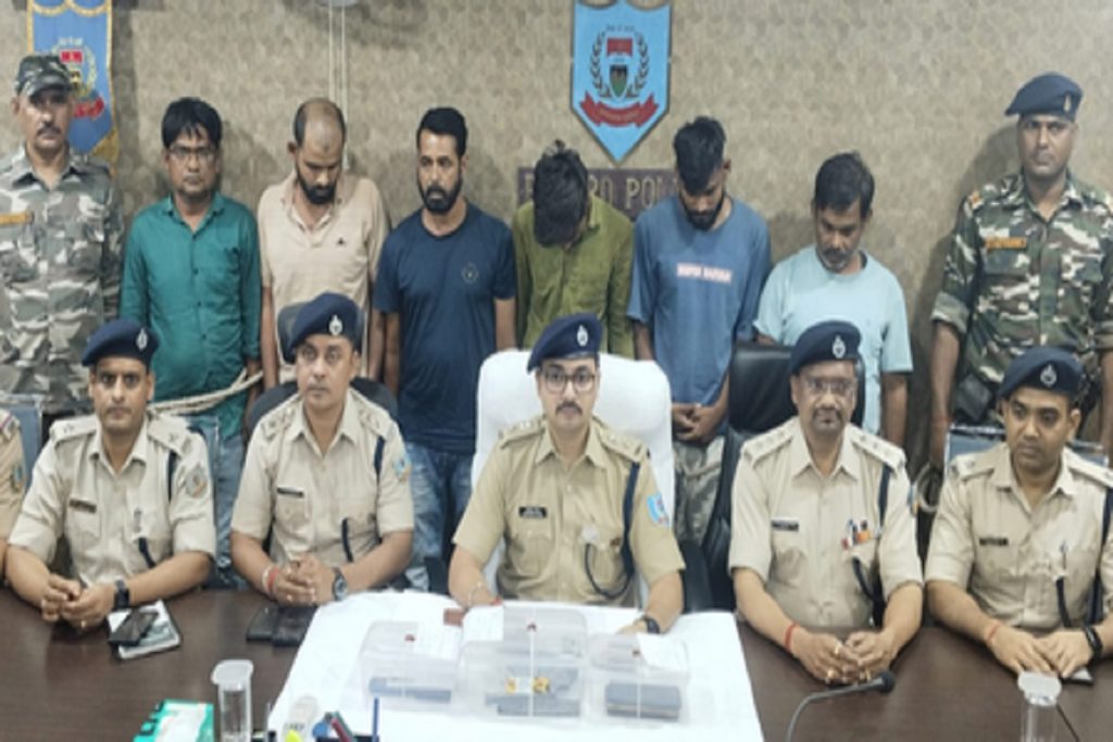 बोकारो पुलिस की बड़ी कार्रवाई, सात गुर्गे गिरफ्तार, मुठभेड़ में अपराधी घायल!