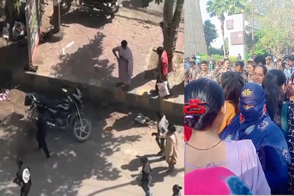 नोएडा धरना प्रदर्शन पुलिस अलर्ट, मेड ने बढ़ी सैलरी पर हंगामा