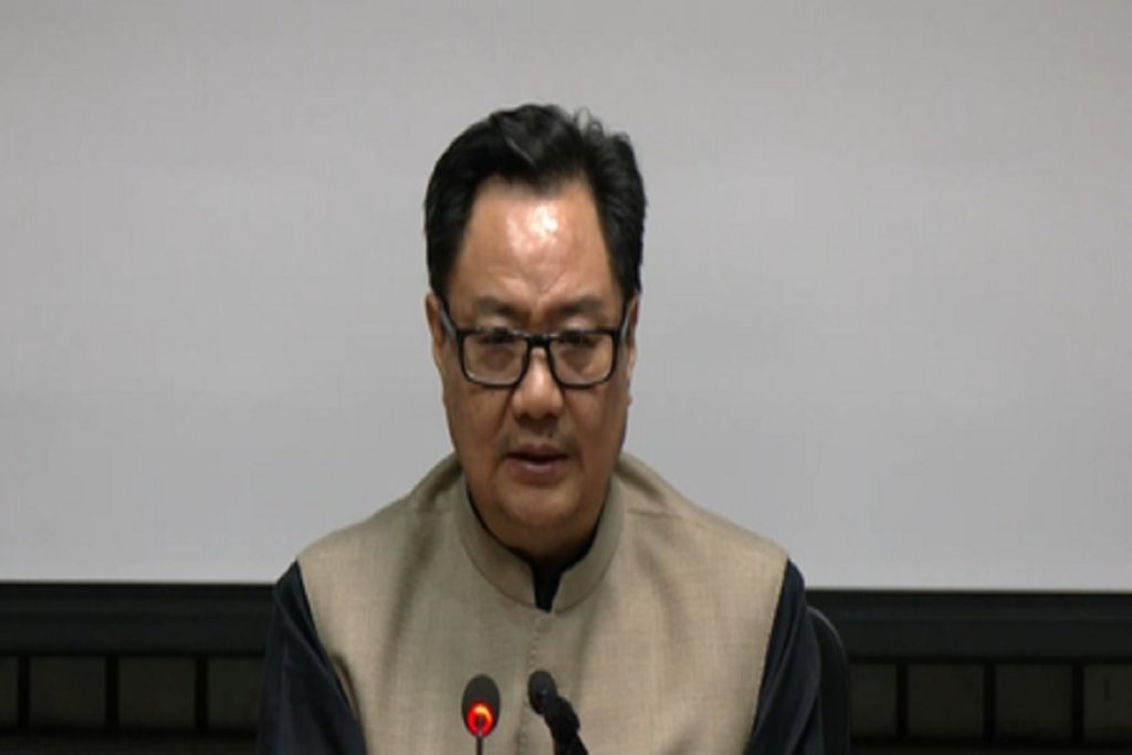 लोकसभा विधानसभाओं में महिलाओं को आरक्षण सरकार की प्राथमिकता: किरेन रिजिजू
