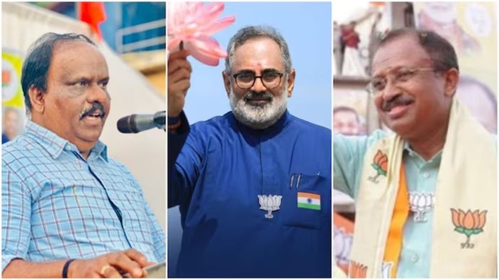 तिरुवनंतपुरम में भाजपा ने तीन विधानसभा सीटें जीतीं