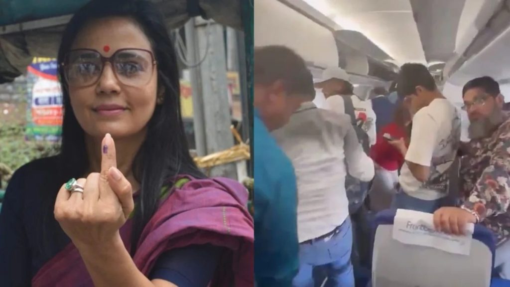महुआ मोइत्रा के सामने विमान में लगे ‘चोर चोर, टीएमसी चोर’ के नारे
