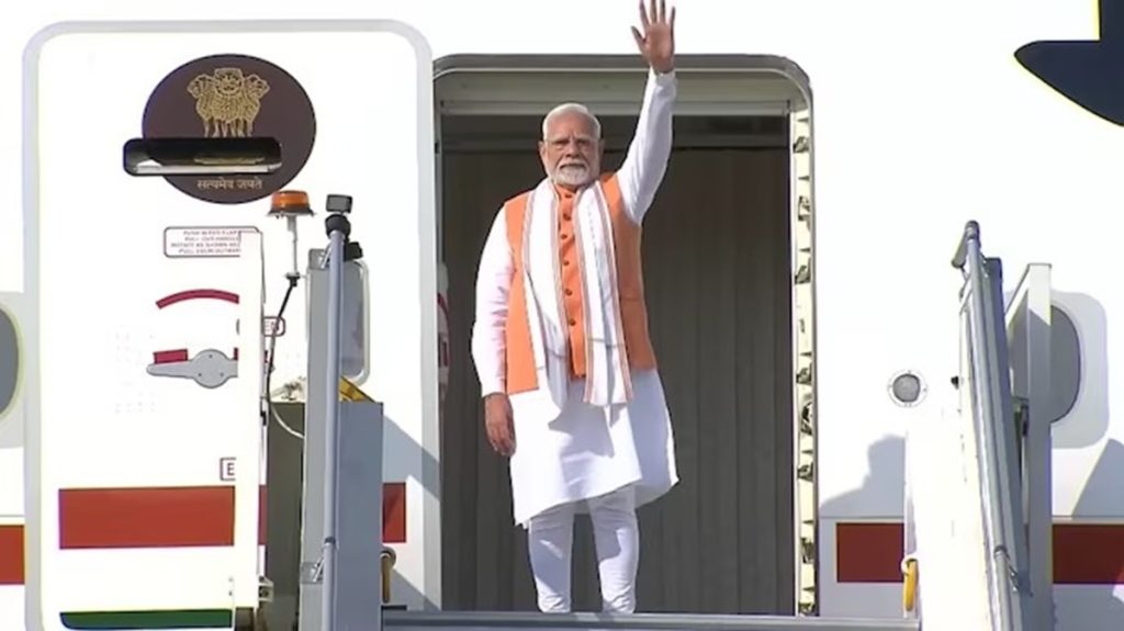 प्रधानमंत्री नरेंद्र मोदी आज से पांच देशों के दौरे पर