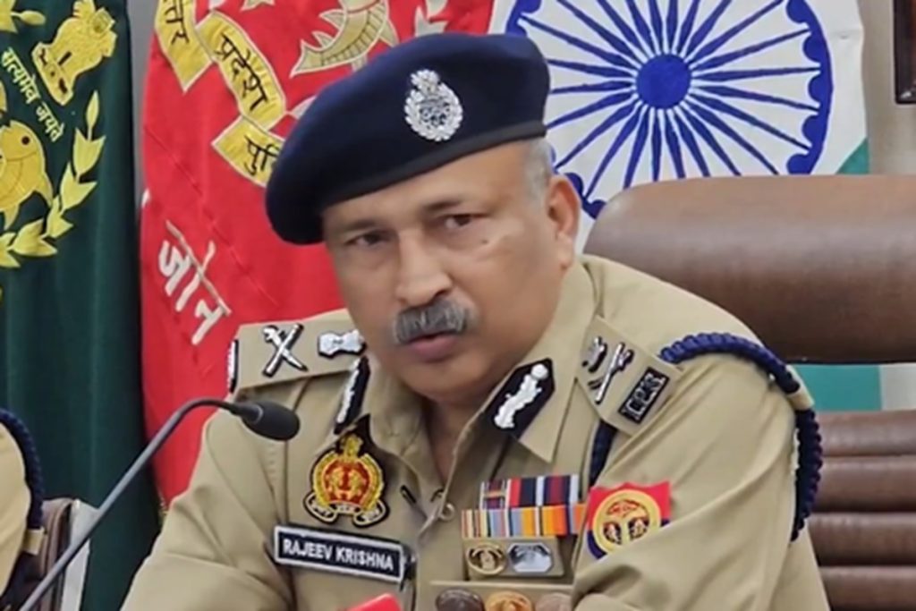 सीनियर आईपीएस राजीव कृष्ण बने उत्तर प्रदेश के पूर्णकालिक पुलिस महानिदेशक!