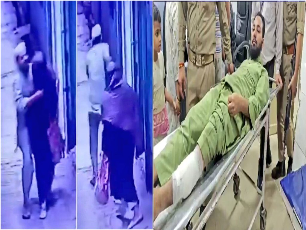 बुर्कानशी महिलाओं को छेड़ने वाला मुस्लिम आरोपी को पुलिस मुठभेड़ के बाद गिरफ्तार