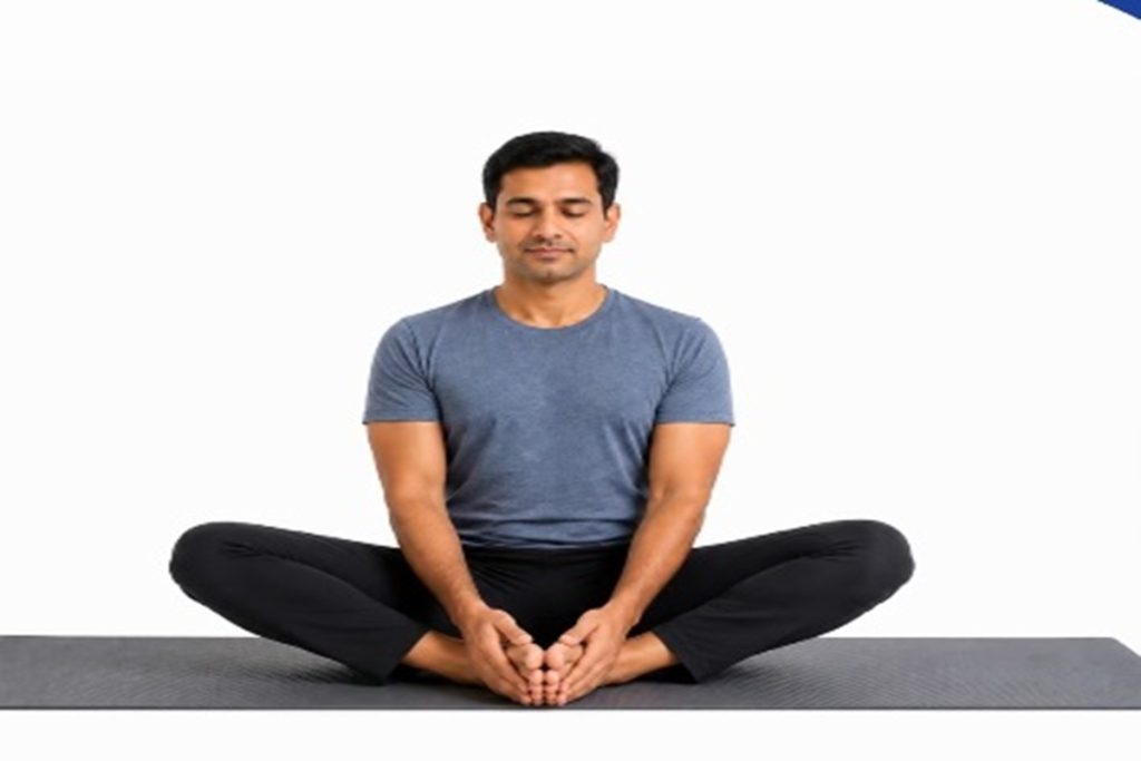 बद्ध कोणासन से घटेगा हाई ब्लड प्रेशर, रोज करें 15 मिनट!