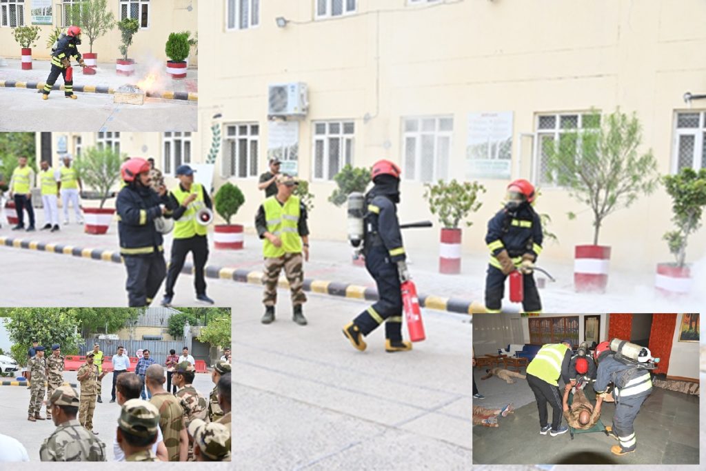दिल्ली एयरपोर्ट पर CISF की मॉक ड्रिल, अग्नि सुरक्षा परखा!