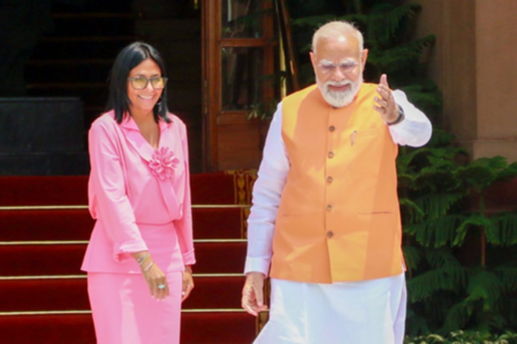 पीएम मोदी और वेनेजुएला राष्ट्रपति रोड्रिगेज के बीच ऊर्जा साझेदारी चर्चा! 