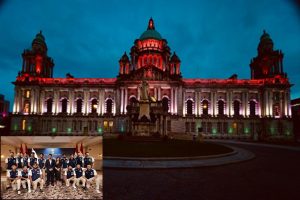 Grand-welcome-for-the-Indian-team-in-Belfast-City-Hall-illuminated-in-Tricolour-hues!