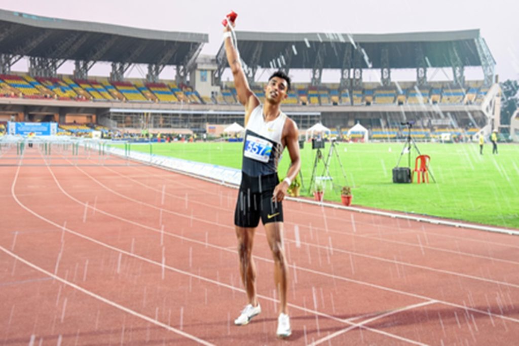 हर्डलर तेजस शिरसे ने नया नेशनल रिकॉर्ड बनाकर कॉमनवेल्थ क्वालिफाई किया!