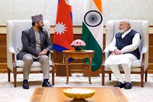 Prime-Minister-Modi-met-with-Rabi-Lamichhane-President-of-Nepals-Rastriya-Swatantra-Party