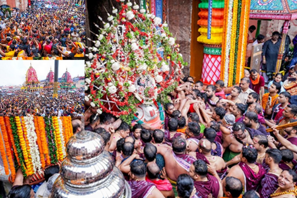 जगन्नाथ पुरी रथ यात्रा : बारिश भी लाखों श्रद्धालुओं के उत्साह को कम नहीं कर सकी!