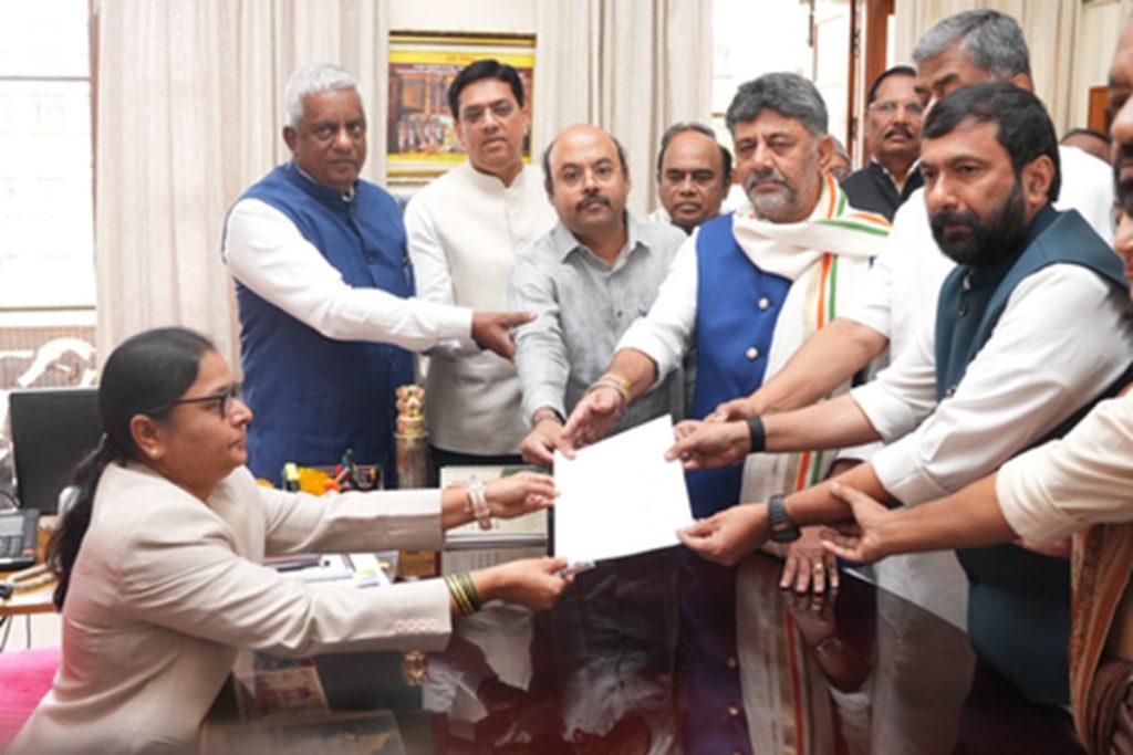 कर्नाटक विधानसभा अध्यक्ष पद के लिए जीएस पाटिल ने दाखिल किया नामांकन!