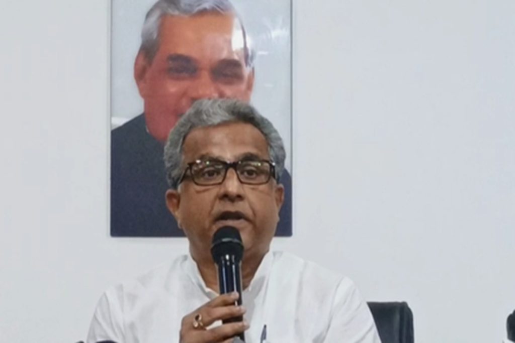 झारखंड छात्र आंदोलन पर नीतीश मिश्रा का विपक्ष से सवाल, दोहरे मानदंड क्यों?