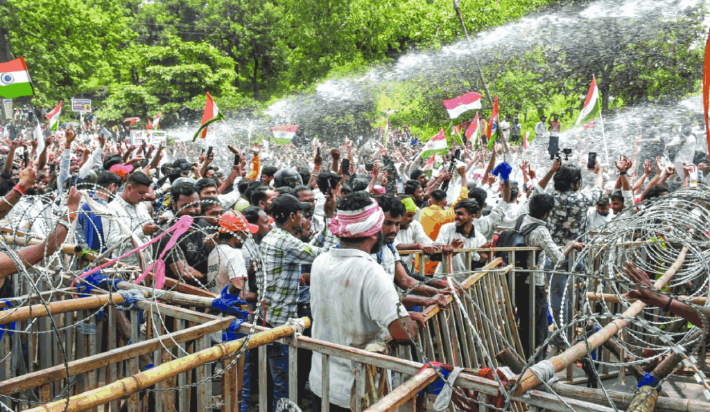 झारखंड स्टूडेंट्स का विरोध 20वें दिन भी जारी