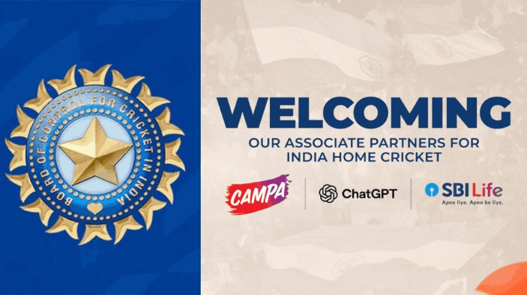 भारतीय क्रिकेट में बड़ी एंट्री! ChatGPT समेत 3 नए BCCI के एसोसिएट पार्टनर