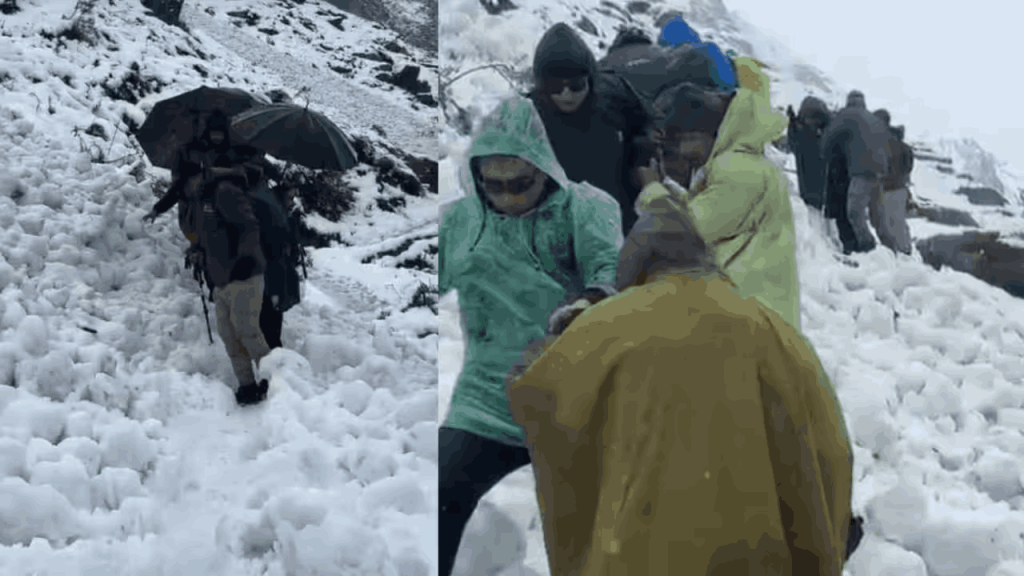 उत्तरकाशी में मौसम का प्रकोप, 136 पर्वतारोही-ट्रैकर फंसे