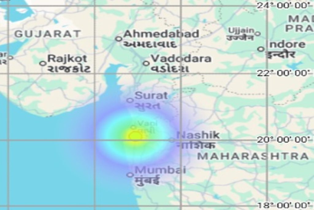महाराष्ट्र के पालघर में महसूस किए गए भूकंप के झटके, रिक्टर स्केल पर तीव्रता 3.7 दर्ज!