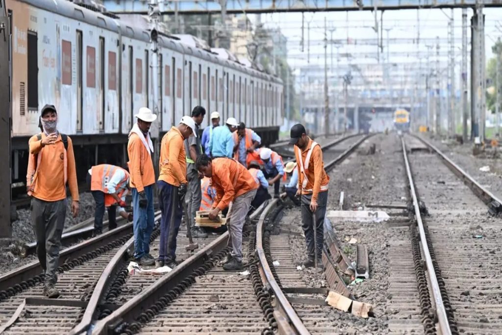 पश्चिम रेलवे पर रविवार को दिन में ब्लॉक नहीं, रात में जंबो ब्लॉक