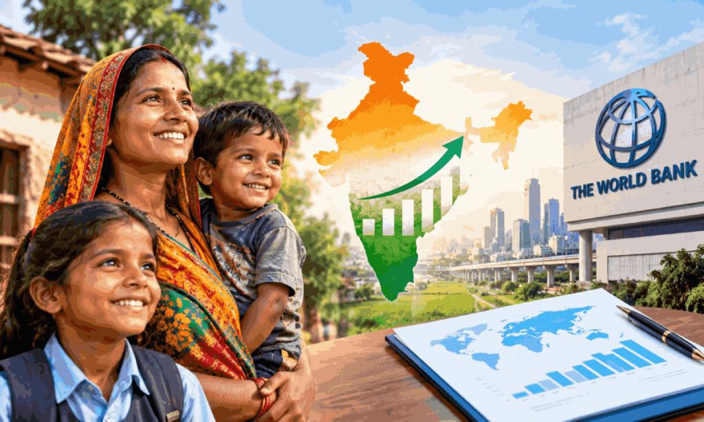 भारत में 49.6 करोड़ लोग गरीबी से बाहर