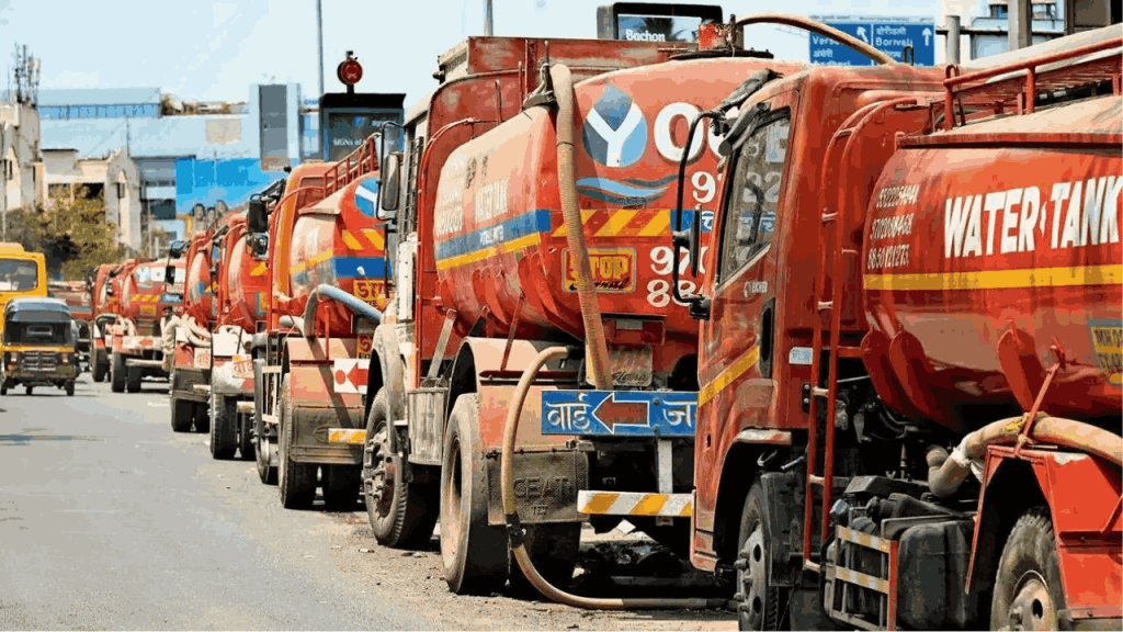 सभी पानी के टैंकरों पर GPS अनिवार्य